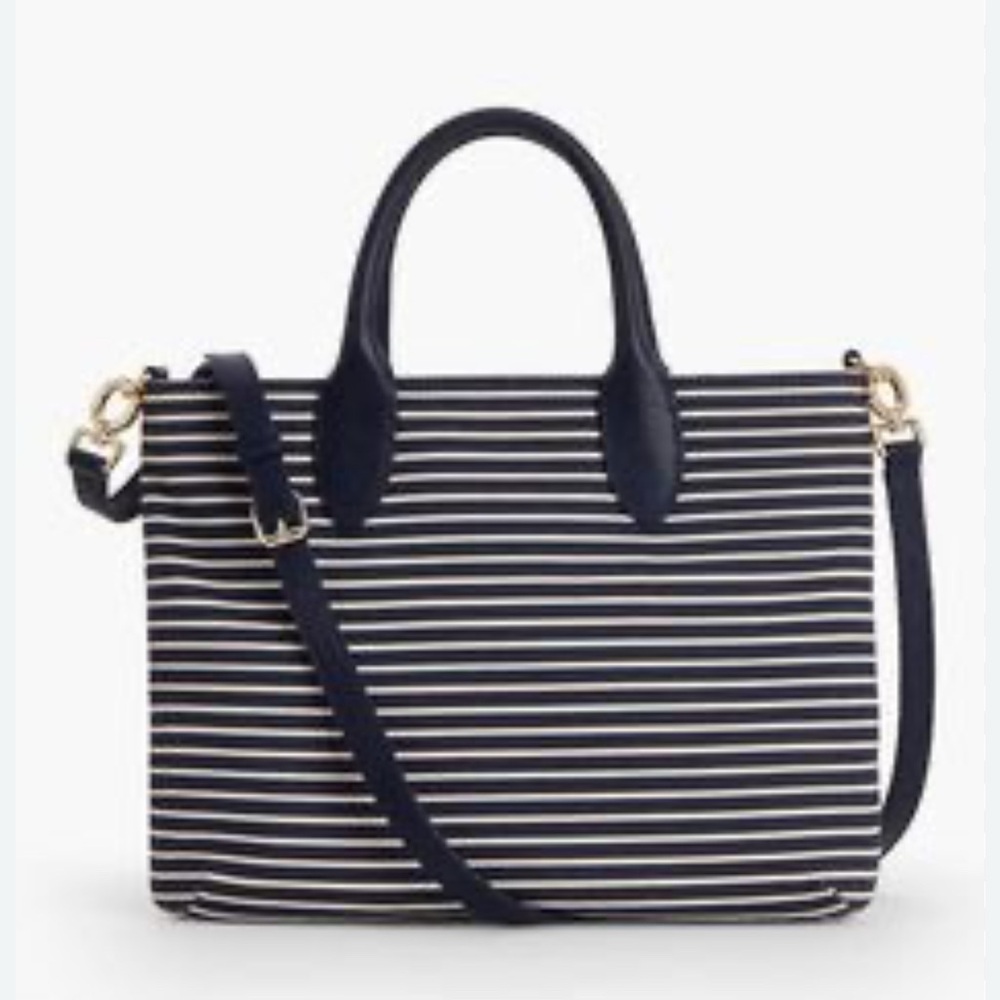 Talbots Crossbody Bag-Cotton Canvas Stripes
